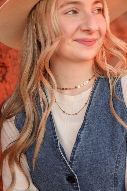 Sierra Layered Necklace by Rose & Clay