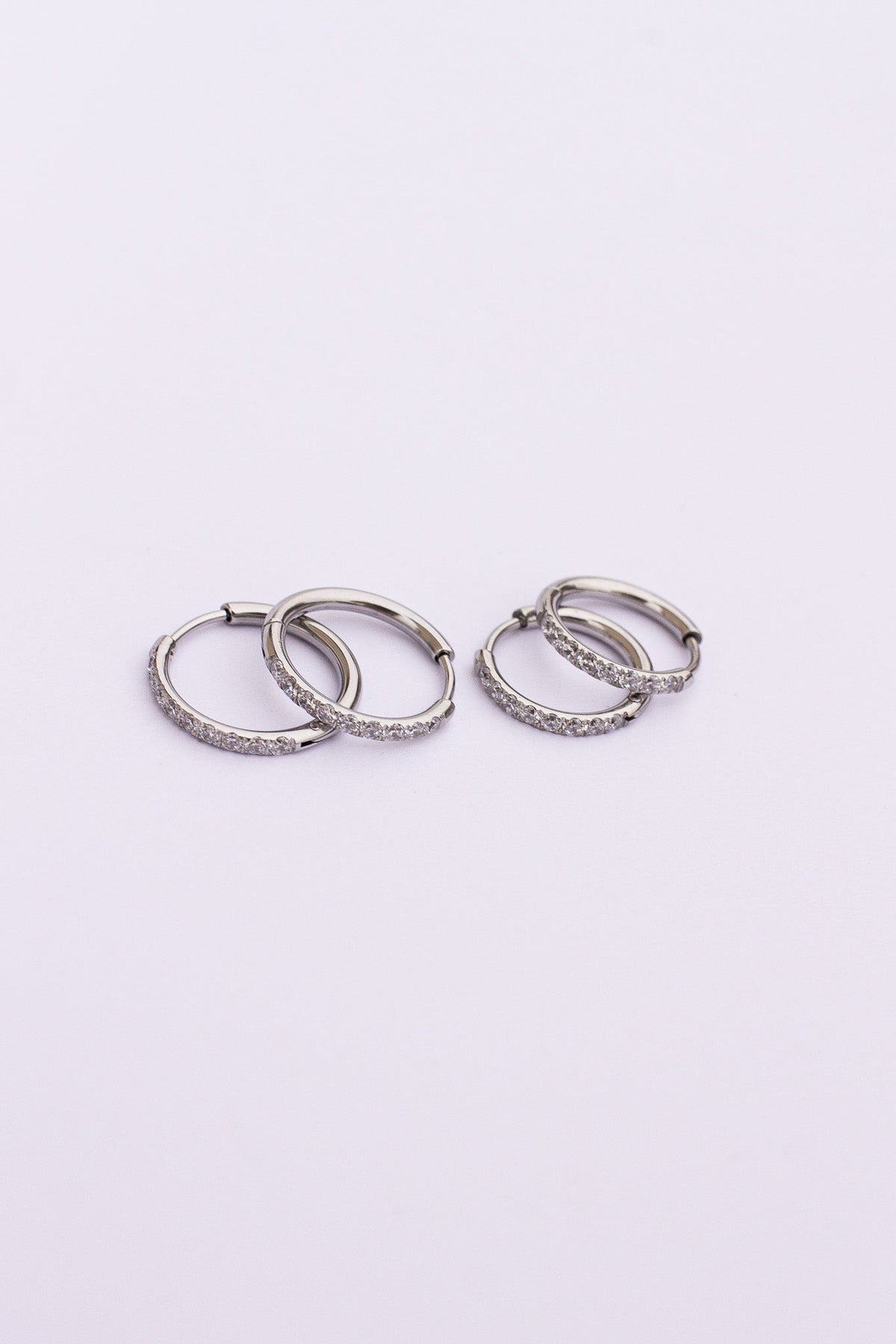 Mini Crystal Hoop by Rose & Clay
