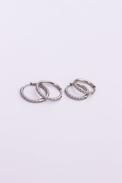 Mini Crystal Hoop by Rose & Clay