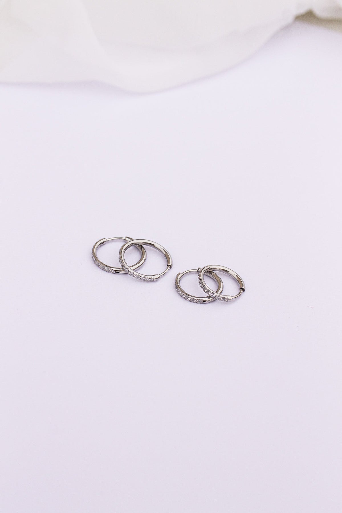 Mini Crystal Hoop by Rose & Clay