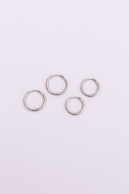 Mini Crystal Hoop by Rose & Clay
