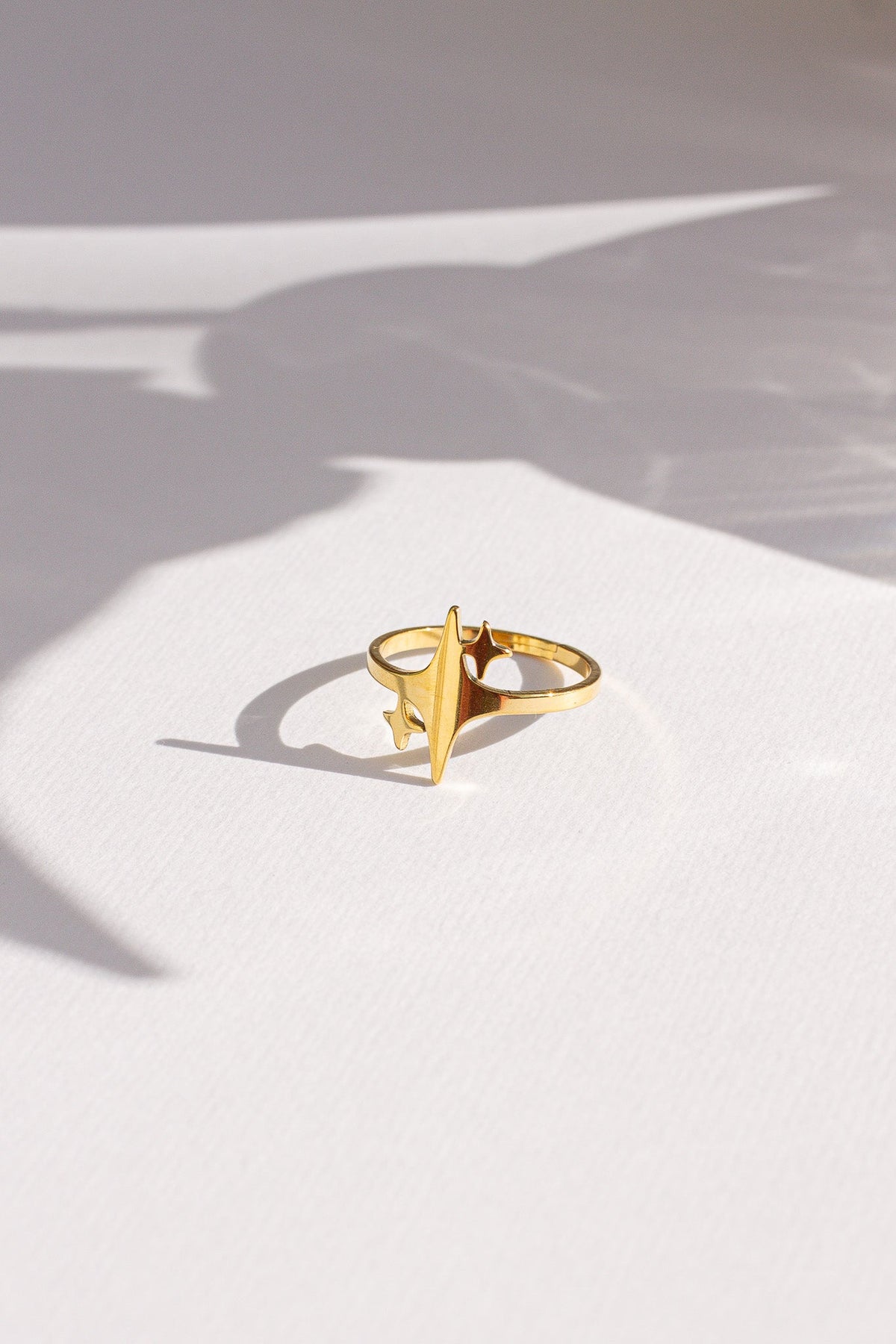 Evangeline Adjustable Ring by Rose & Clay