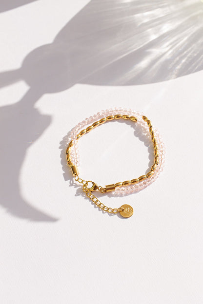 Avery Layered Bracelet by Rose & Clay