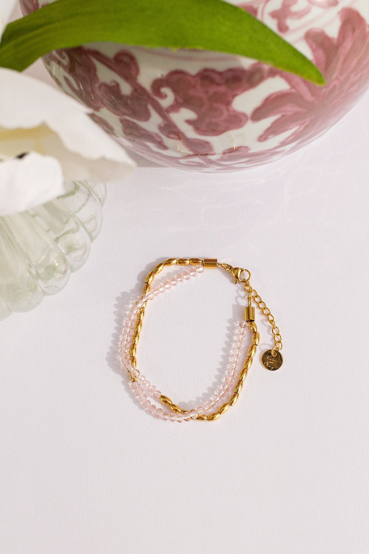 Avery Layered Bracelet by Rose & Clay
