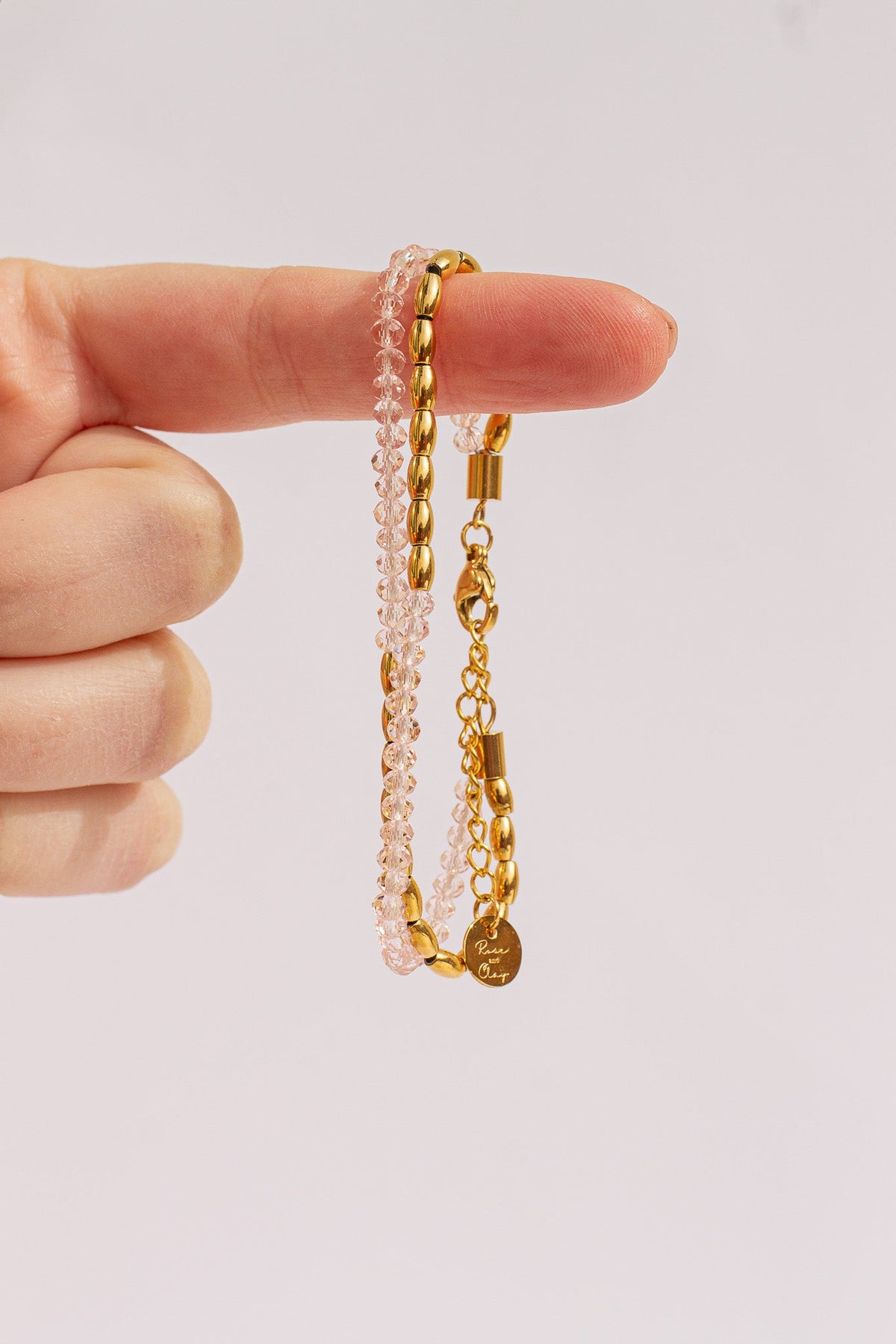 Avery Layered Bracelet by Rose & Clay
