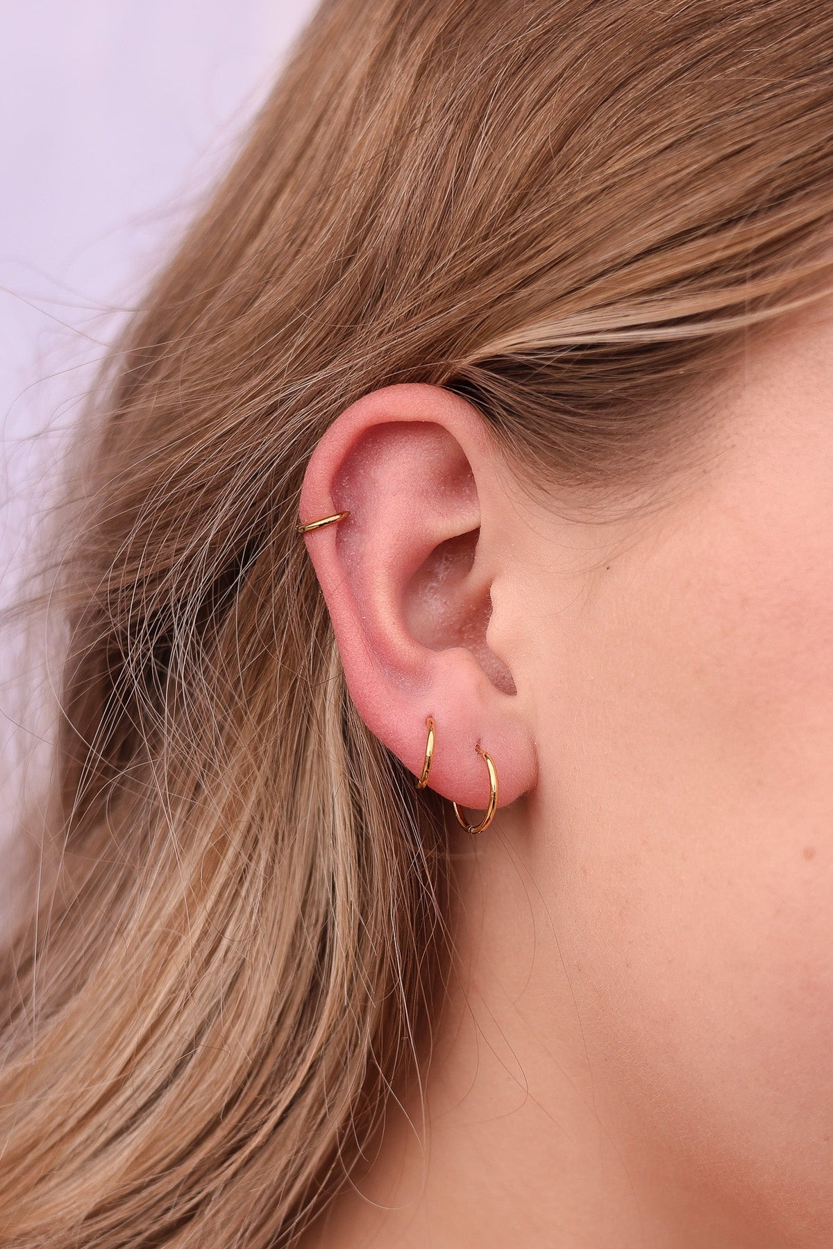 Everyday Micro Hoop by Rose & Clay