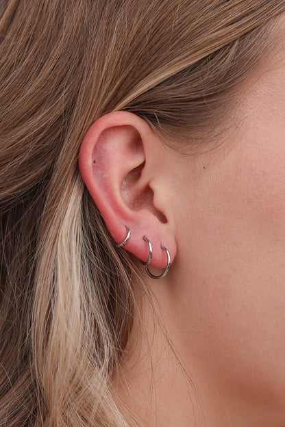 Everyday Micro Hoop by Rose & Clay