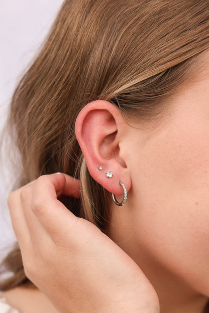 Crystal Flat Back Stud by Rose & Clay