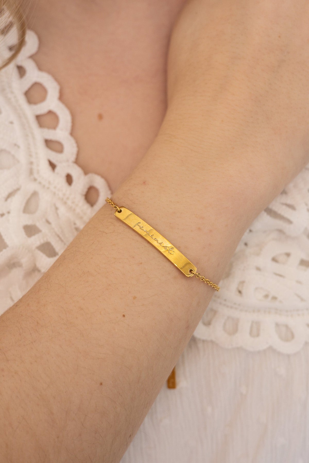 Feminist Bracelet by Rose & Clay