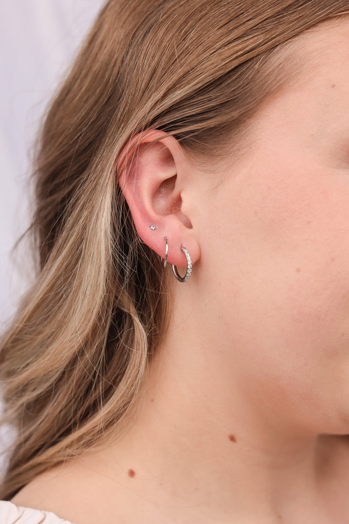 Everyday Micro Hoop by Rose & Clay
