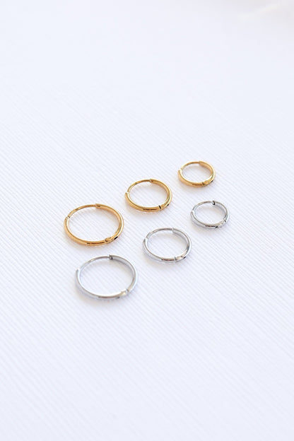 Everyday Micro Hoop by Rose & Clay