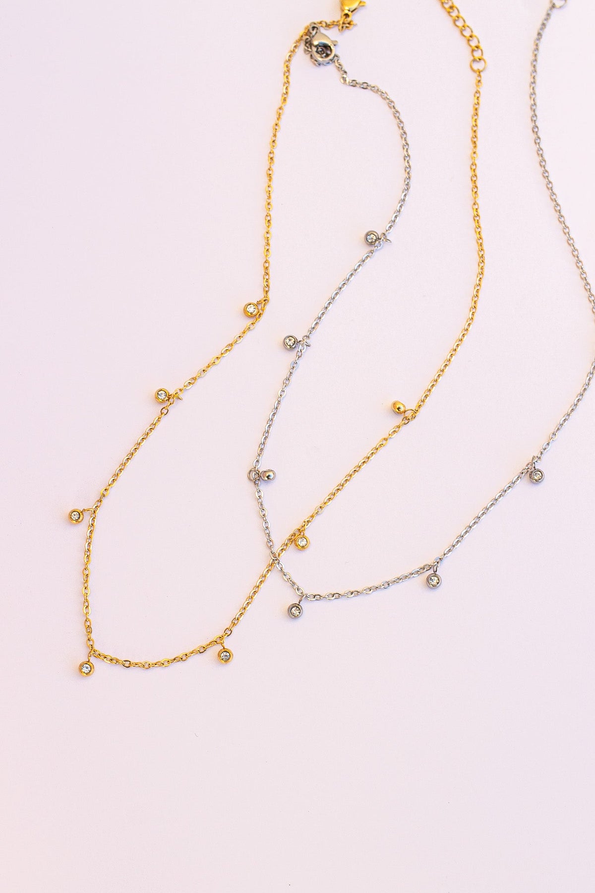 Rose & Clay Adaline cubic zirconia charm necklace, view 8