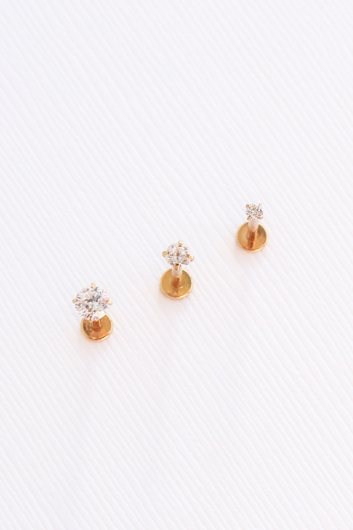 Crystal Flat Back Stud by Rose & Clay