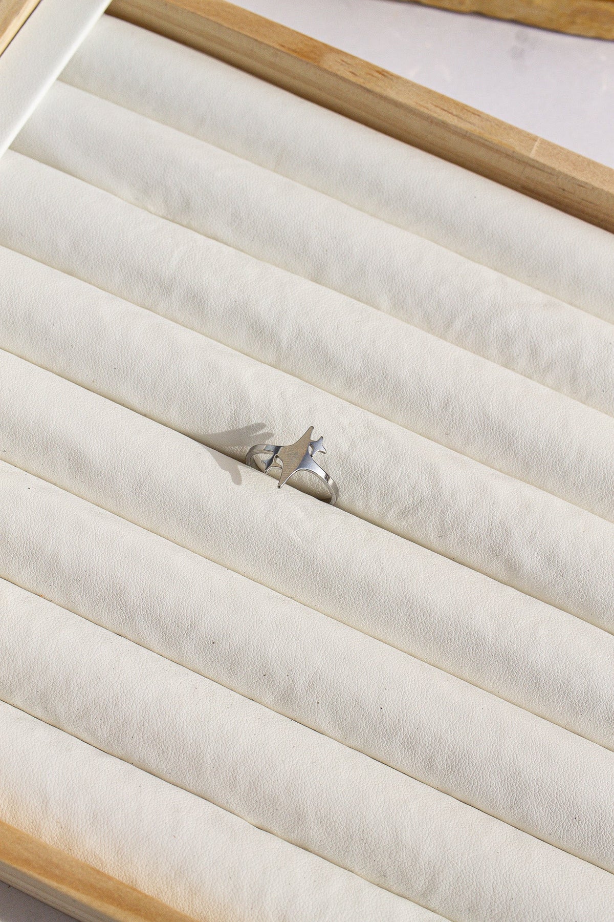 Evangeline Adjustable Ring by Rose & Clay