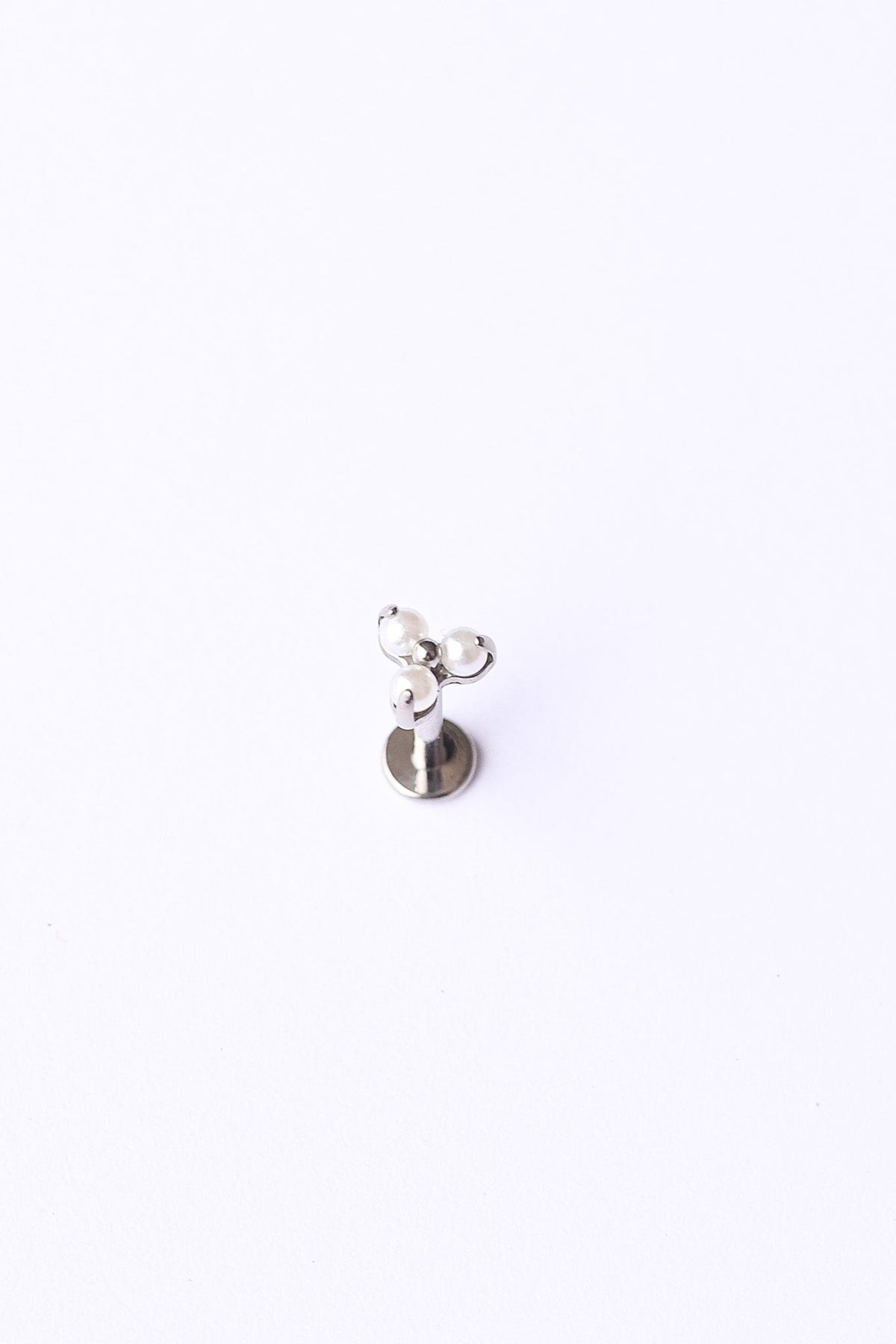 Pearl Trio Flat Back Stud by Rose & Clay