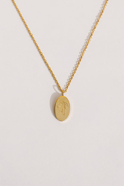 Bow Pendant Necklace by Rose & Clay