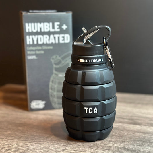Humble + Hydrated 20oz Water Bottle by Tango Charlie Apparel