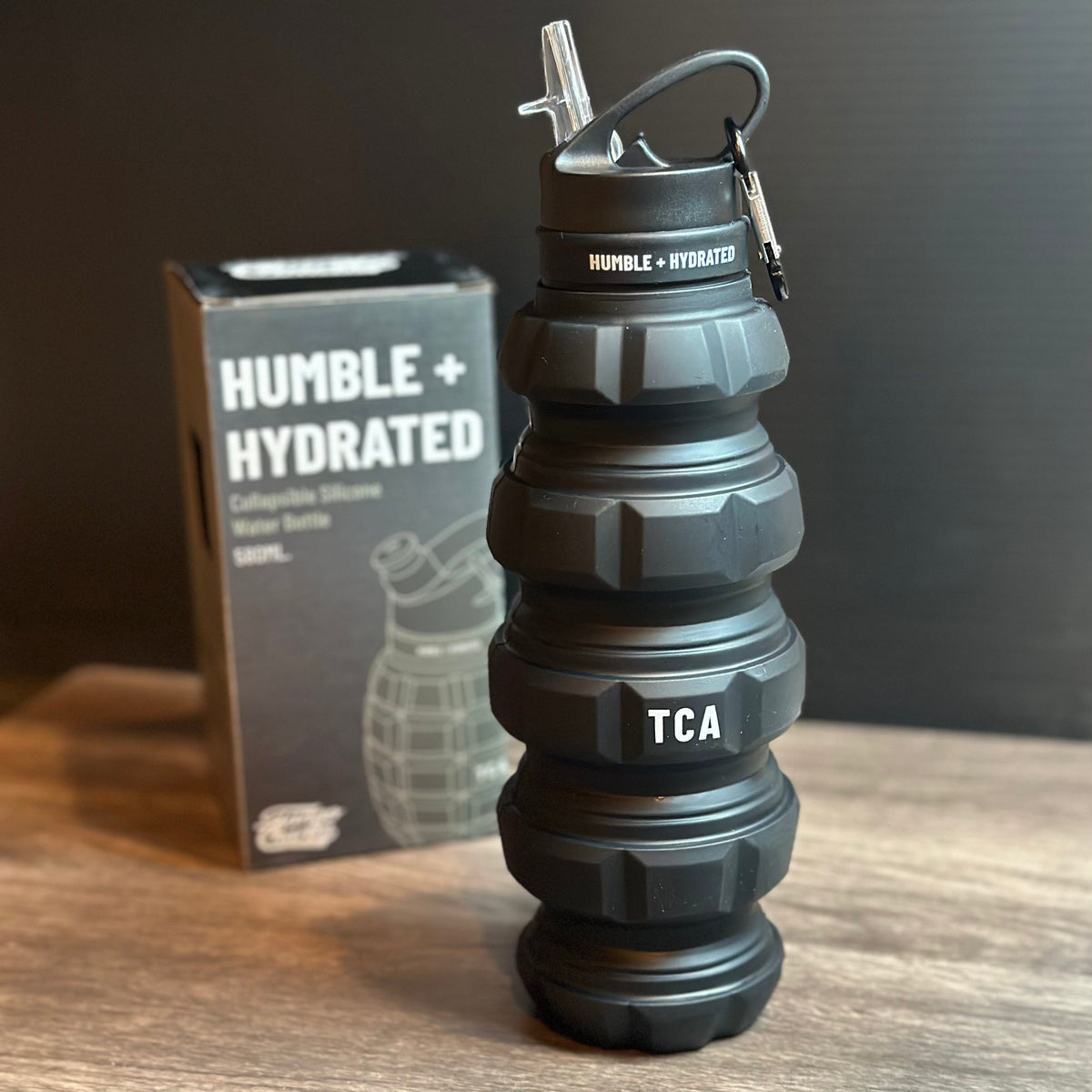 Humble + Hydrated 20oz Water Bottle by Tango Charlie Apparel