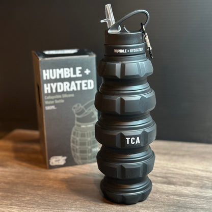 Humble + Hydrated 20oz Water Bottle by Tango Charlie Apparel