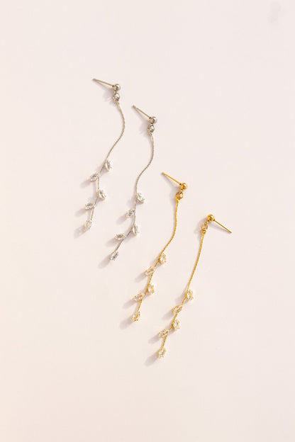 Long Daphne Dangle by Rose & Clay