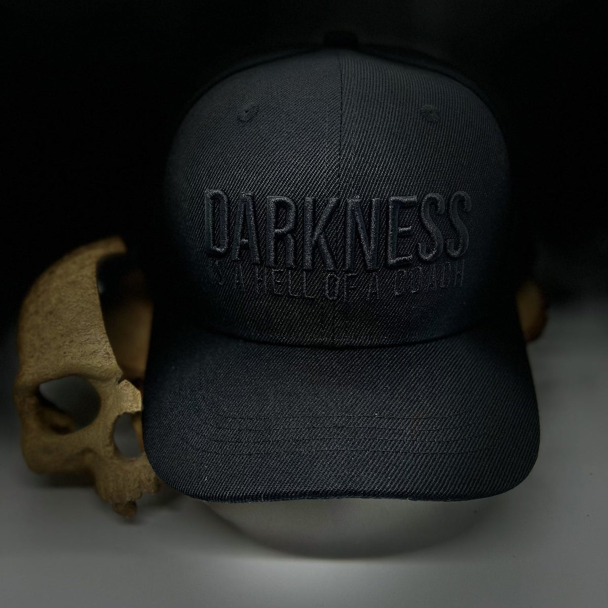 Darkness is a HELL of a Coach - Snapback Hat by Tango Charlie Apparel