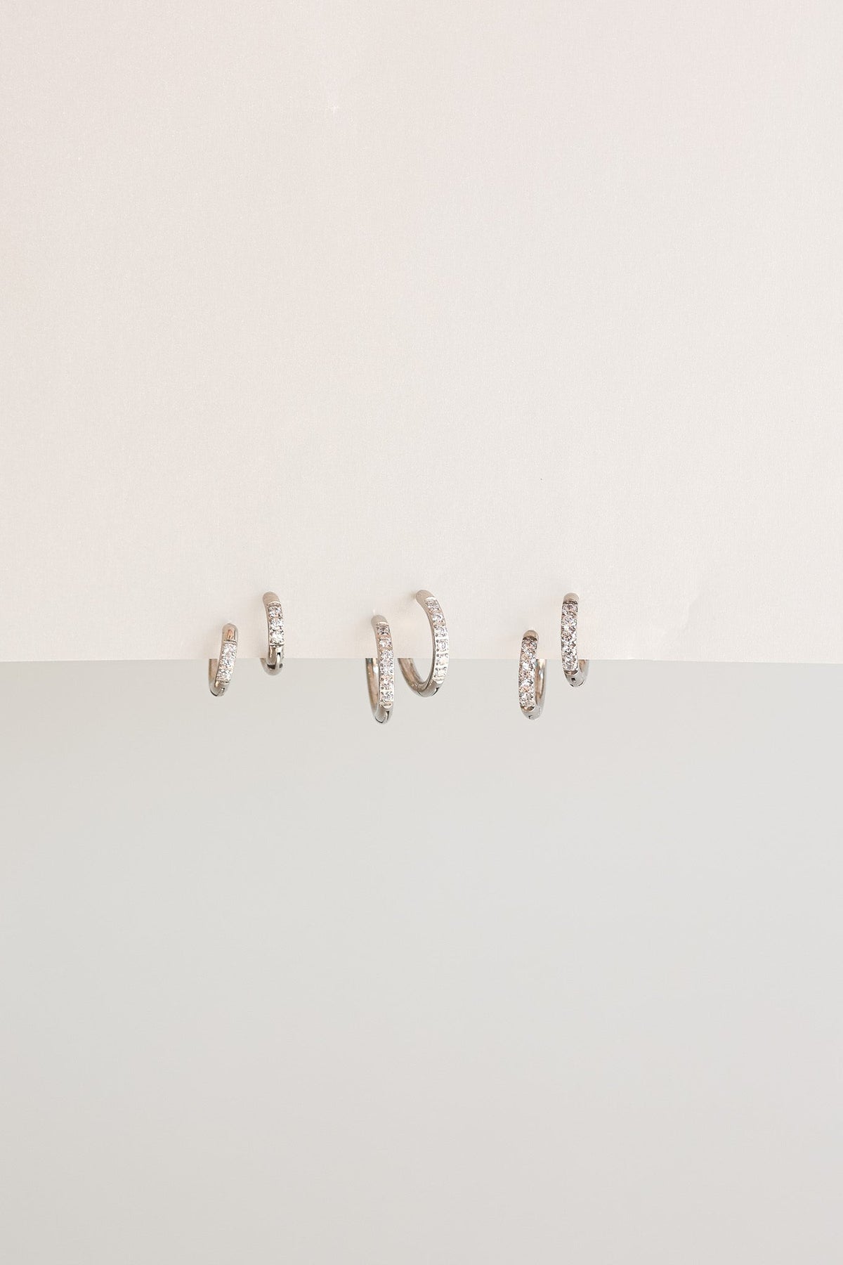 Micro Crystal Hoop by Rose & Clay