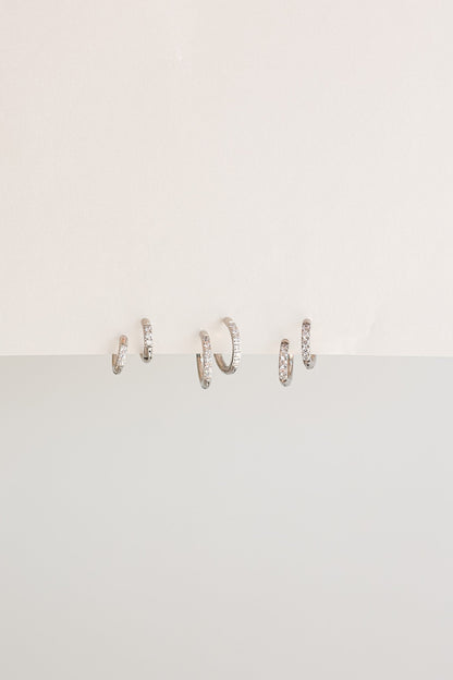 Micro Crystal Hoop by Rose & Clay