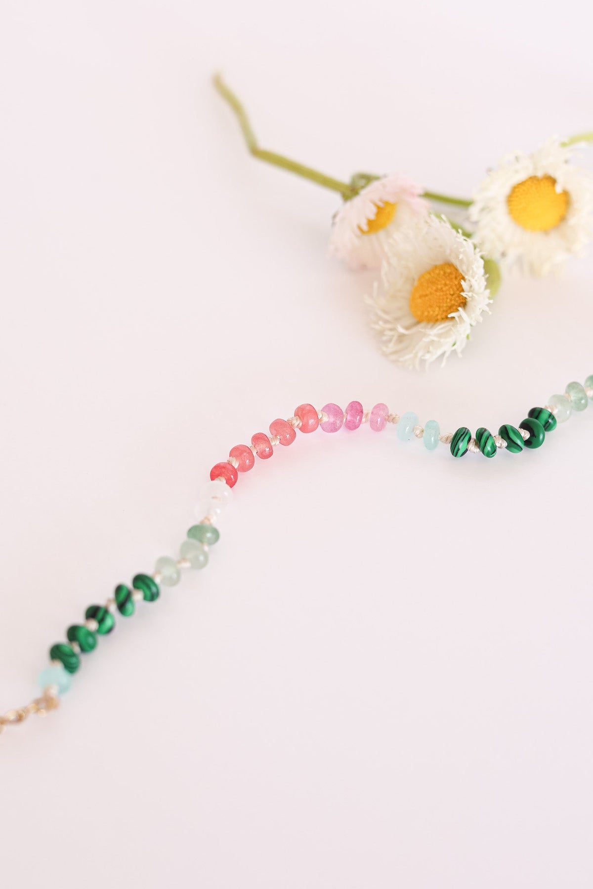 Watermelon Sugar Beaded Bracelet by Rose & Clay