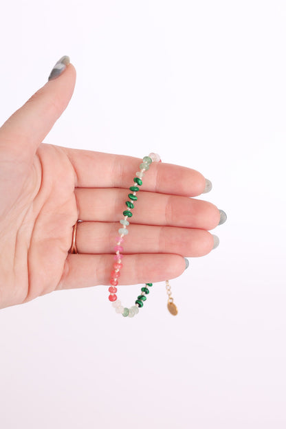 Watermelon Sugar Beaded Bracelet by Rose & Clay