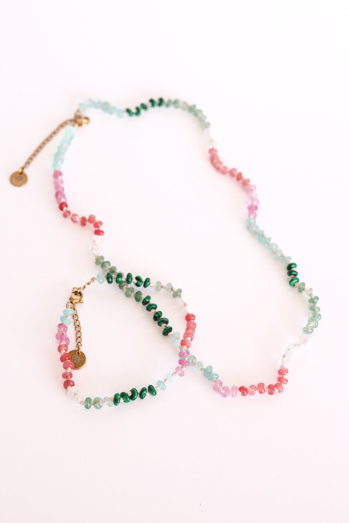 Watermelon Sugar Beaded Bracelet by Rose & Clay