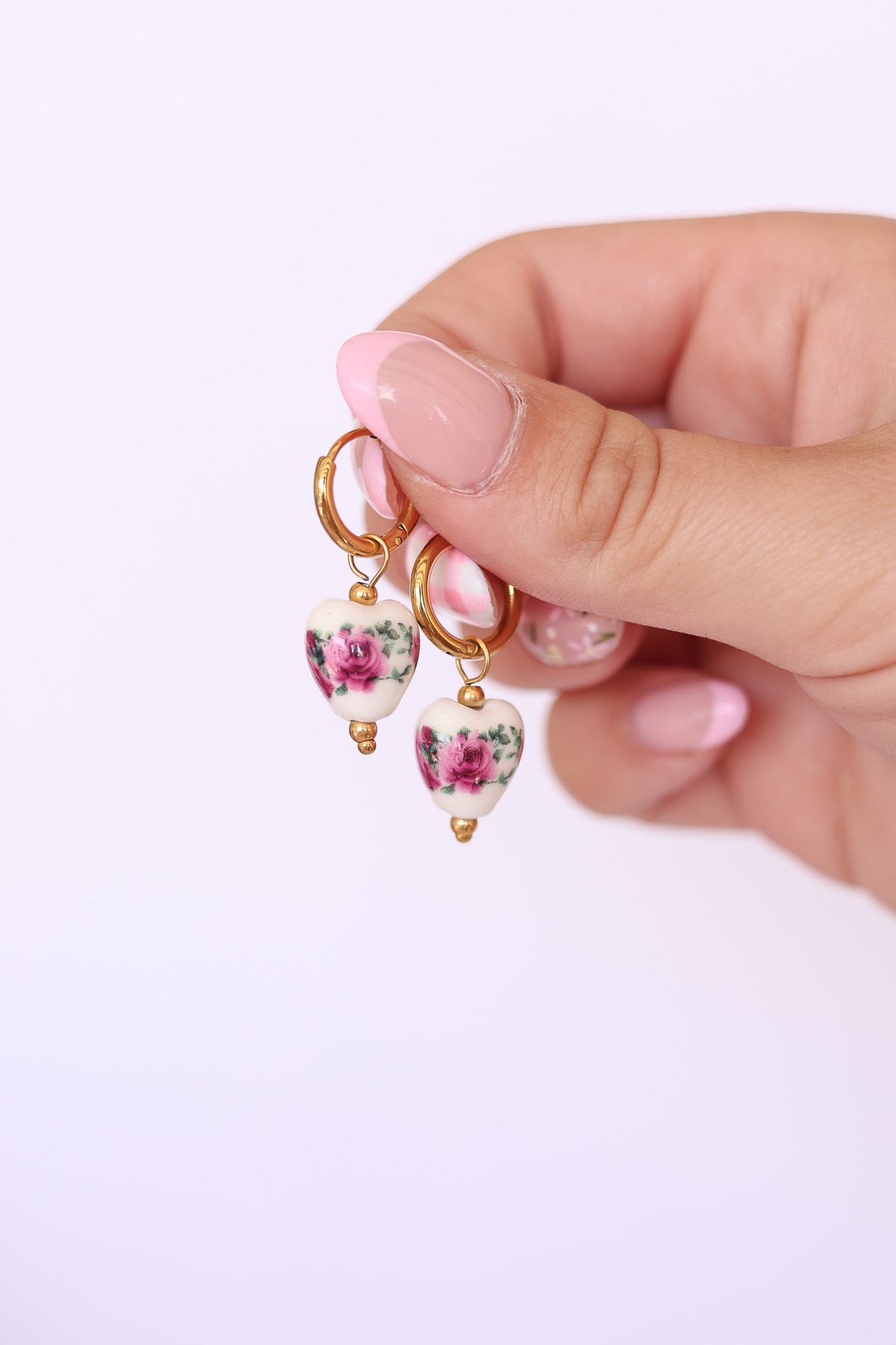 Bella Hoop in Rose by Rose & Clay