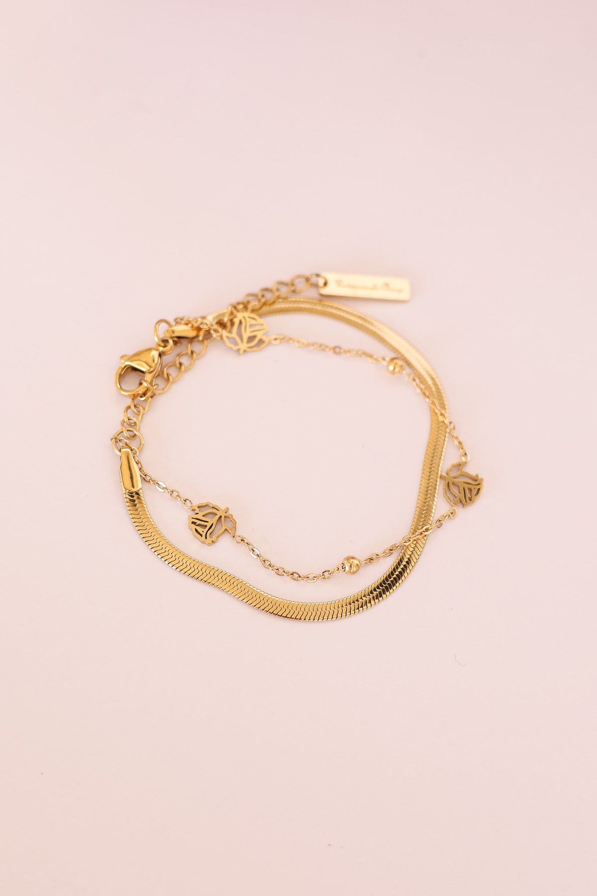 Anne Layered Bracelet by Rose & Clay