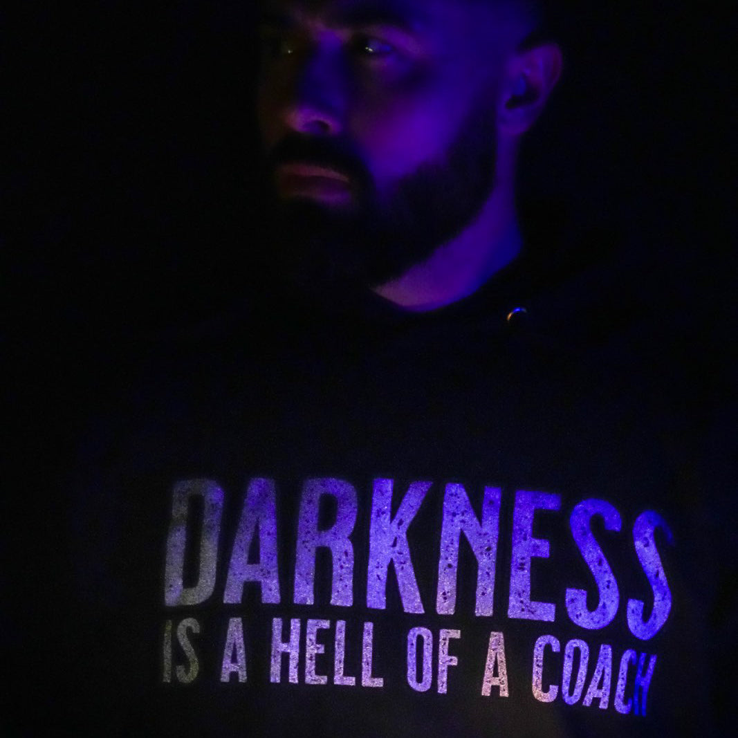 Darkness is a HELL of a Coach - Hoodie by Tango Charlie Apparel