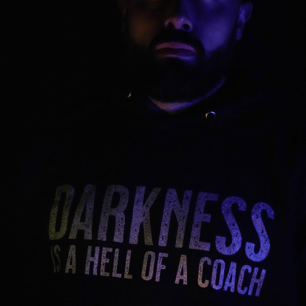Darkness is a HELL of a Coach - Hoodie by Tango Charlie Apparel