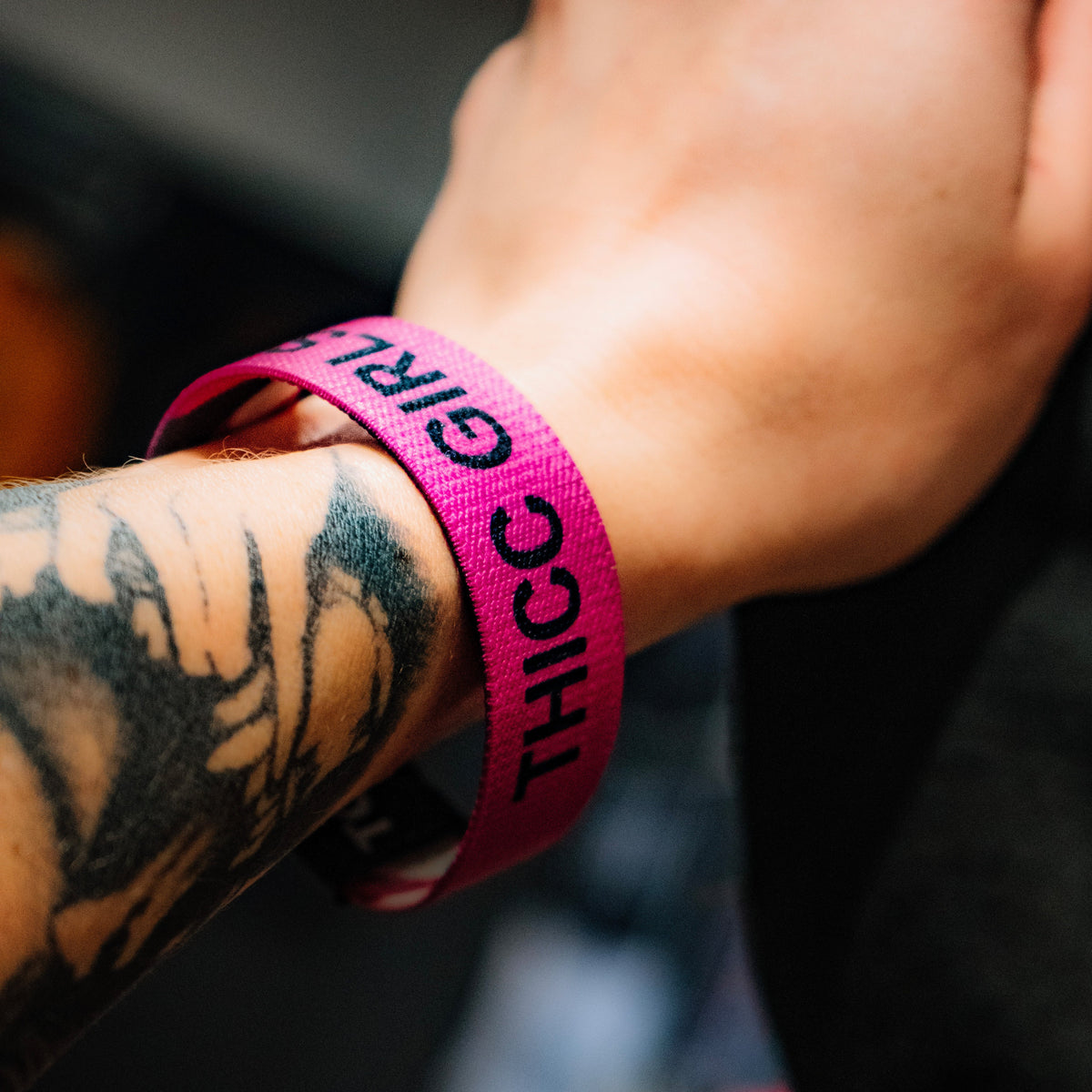 THICC Girls Club - Wristband by Tango Charlie Apparel