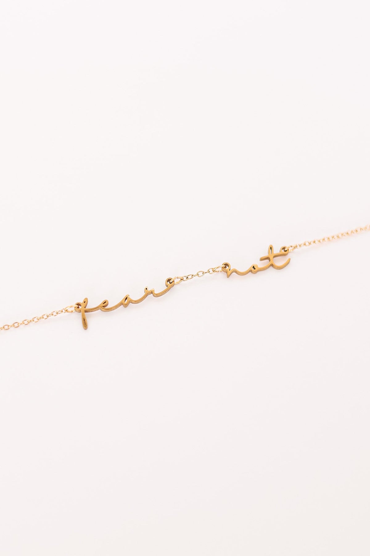 Fear Not Necklace by Rose & Clay