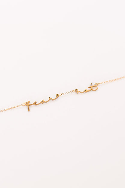 Fear Not Necklace by Rose & Clay
