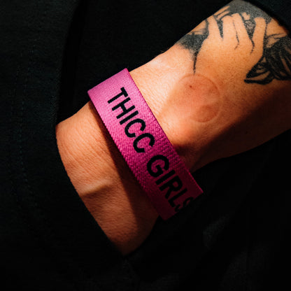 THICC Girls Club - Wristband by Tango Charlie Apparel