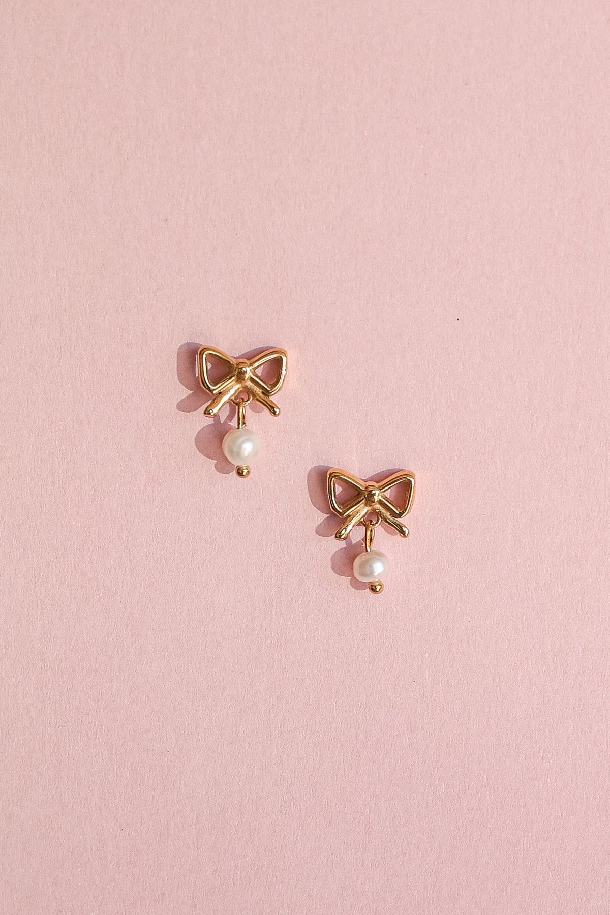 Jane Bow Earring by Rose & Clay
