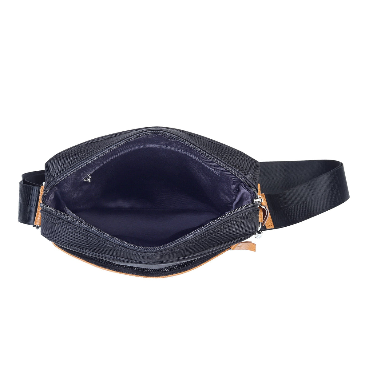 Mark Canvas Side Messenger Bag by Classy Leather Bags
