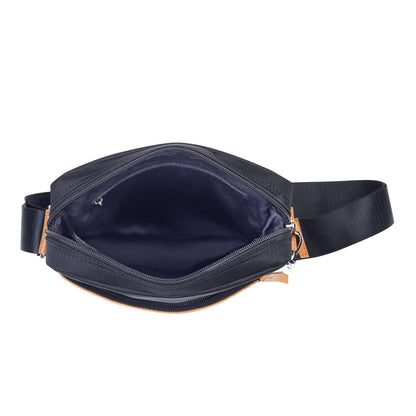 Mark Canvas Side Messenger Bag by Classy Leather Bags