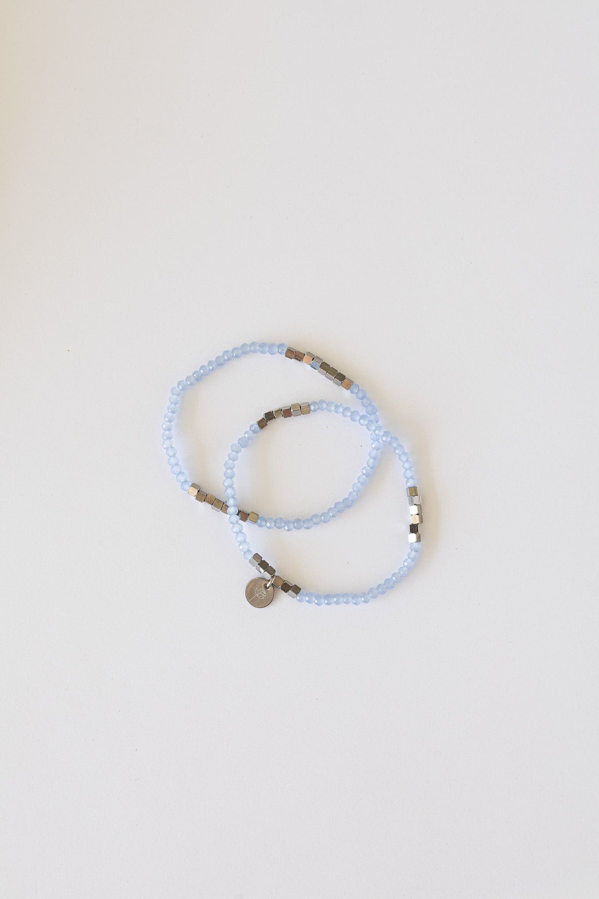 Clara Stretch Bracelet Set in Blue by Rose & Clay