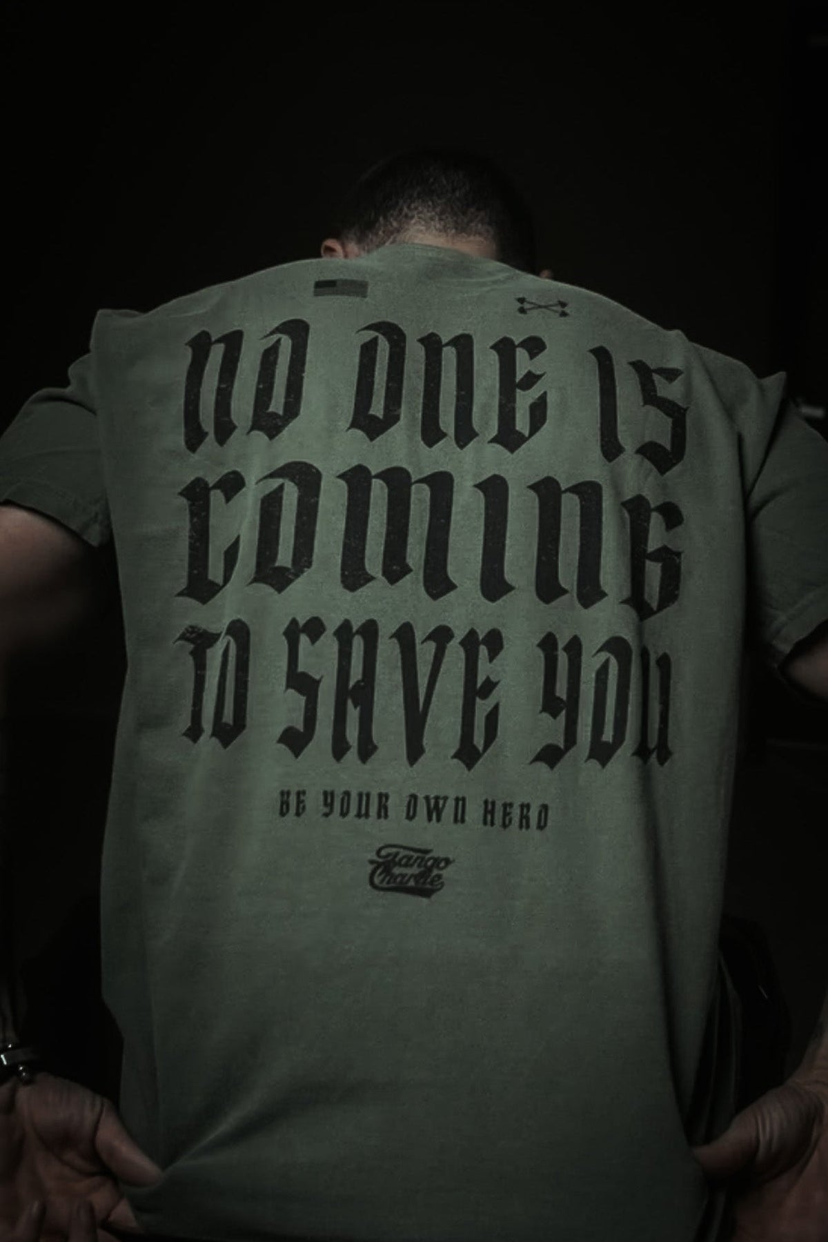 No One Is Coming To Save You Hemp - Premium Tee by Tango Charlie Apparel