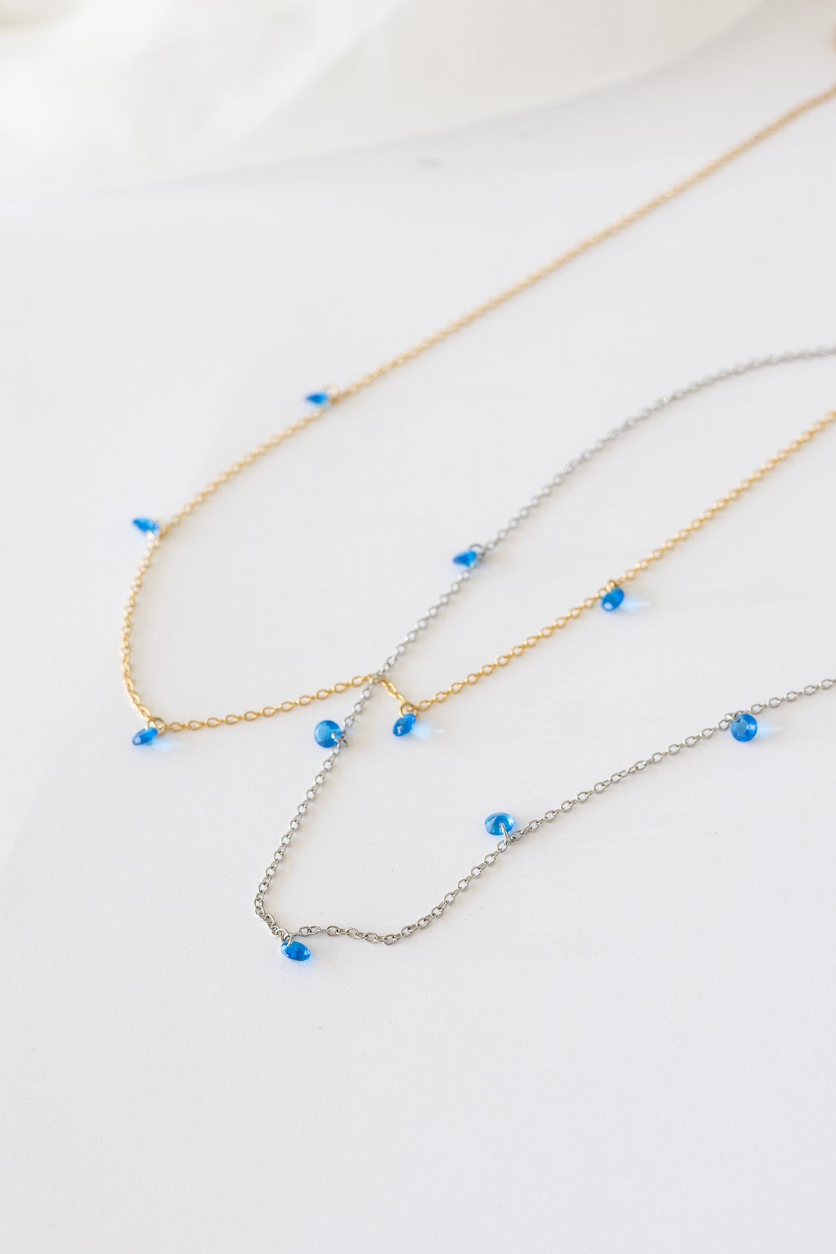 Madison Necklace in Blue by Rose & Clay