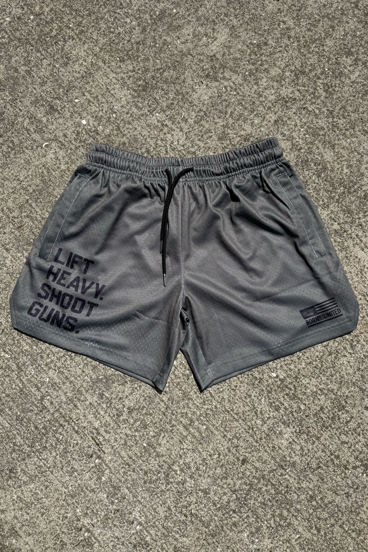 Men's Mesh Lifestyle Shorts | 5.5"- LHSG OD Green by Tango Charlie Apparel