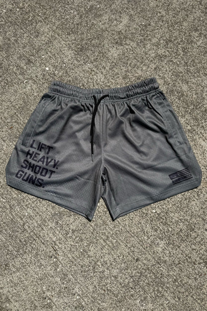 Men's Mesh Lifestyle Shorts | 5.5"- LHSG OD Green by Tango Charlie Apparel