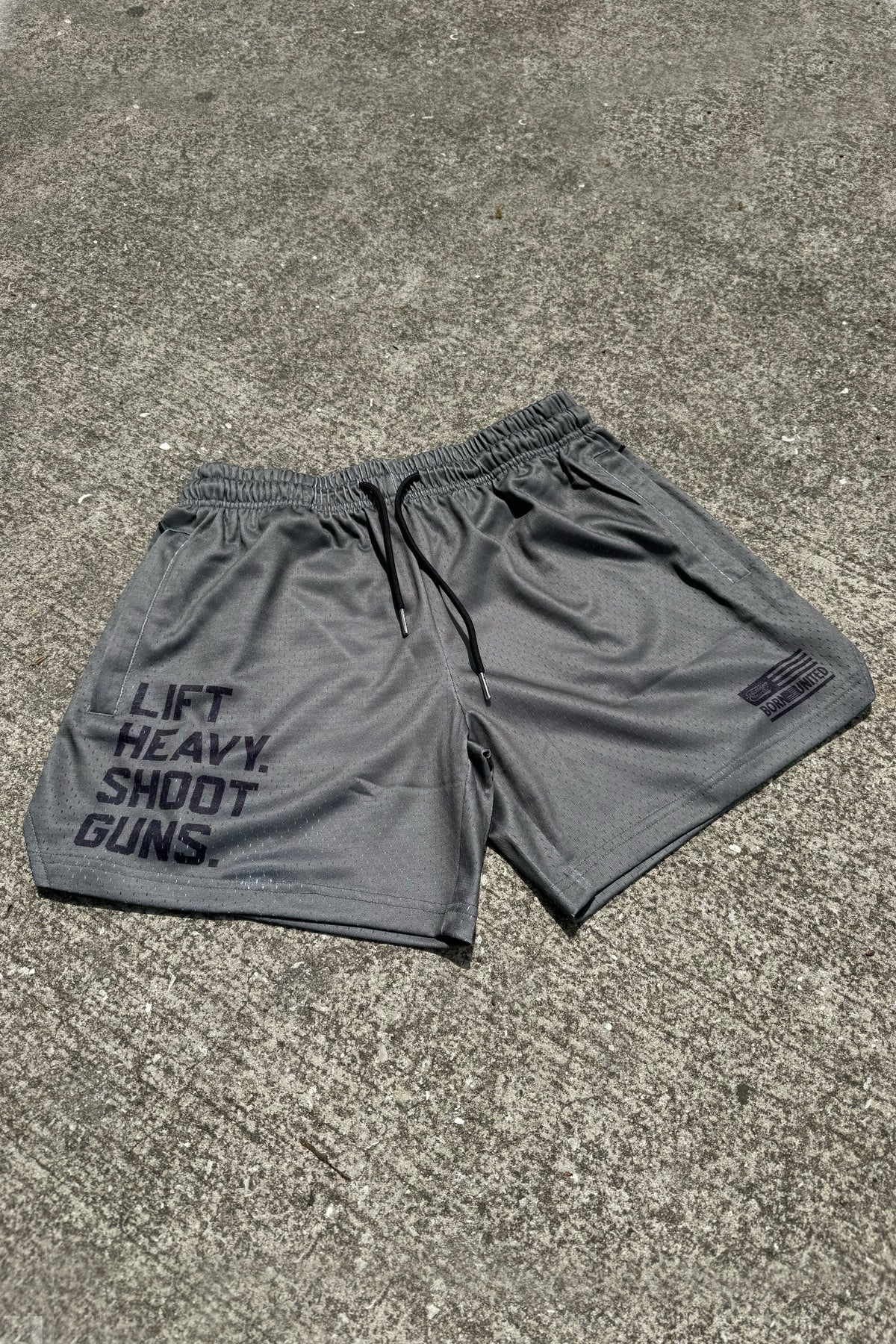 Men's Mesh Lifestyle Shorts | 5.5"- LHSG OD Green by Tango Charlie Apparel