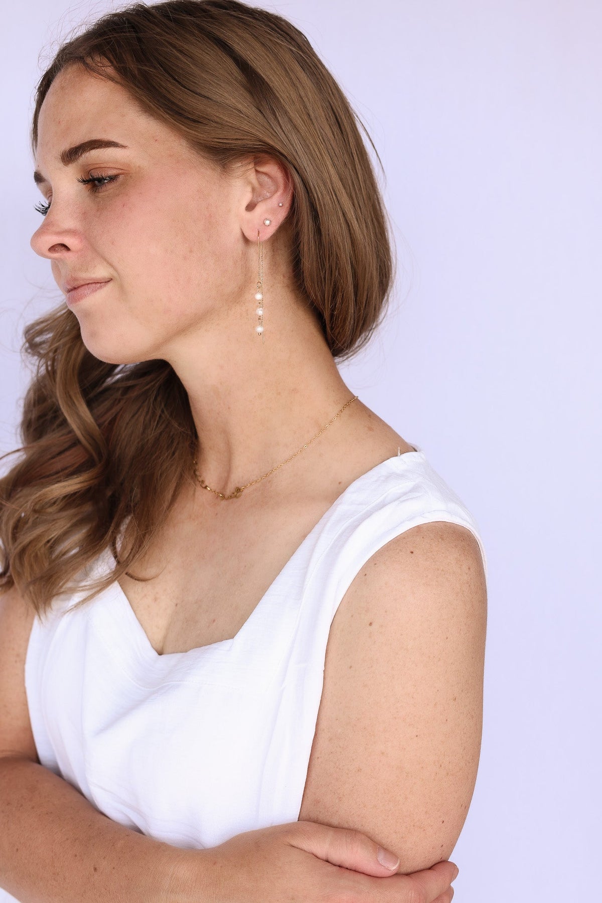 Freshwater Pearl Threader by Rose & Clay