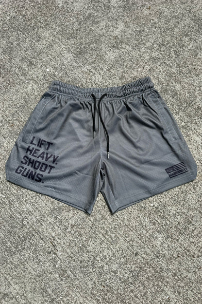 Men's Mesh Lifestyle Shorts | 5.5"- LHSG OD Green by Tango Charlie Apparel