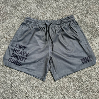 Men's Mesh Lifestyle Shorts | 5.5"- LHSG OD Green by Tango Charlie Apparel